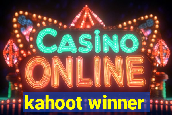 kahoot winner